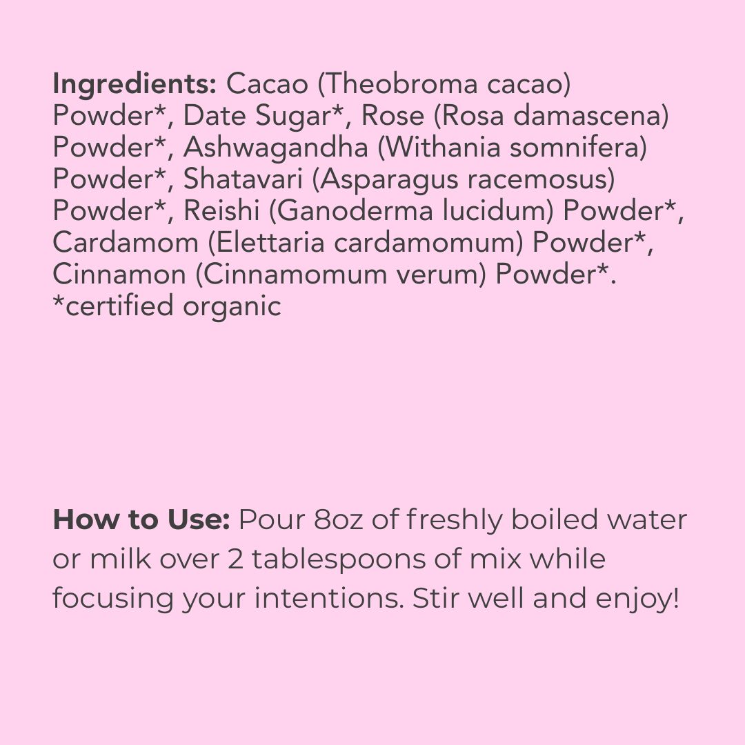 Faery Joyful | Herbal Hot Cocoa Mix for Inner Peace and Heart Opening