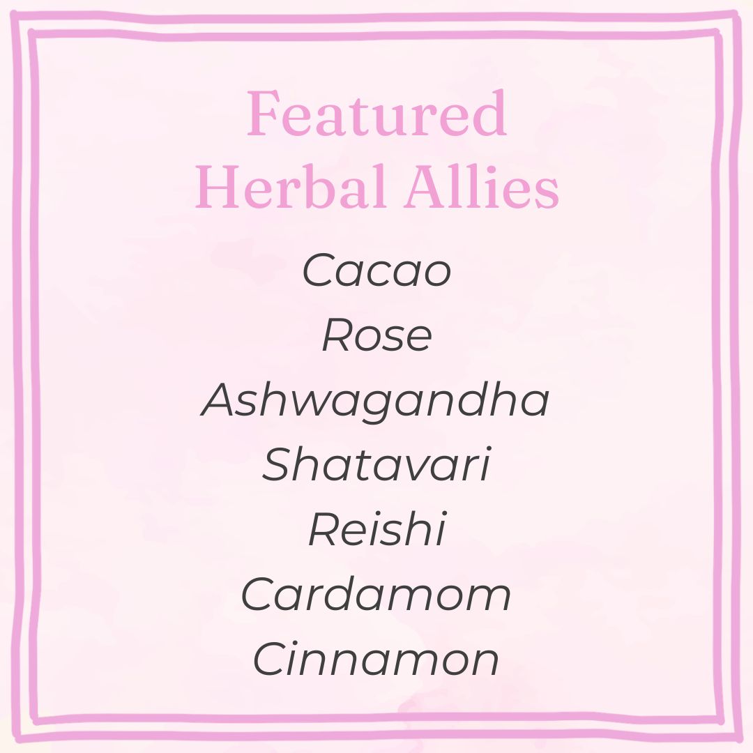 Faery Joyful | Herbal Hot Cocoa Mix for Inner Peace and Heart Opening