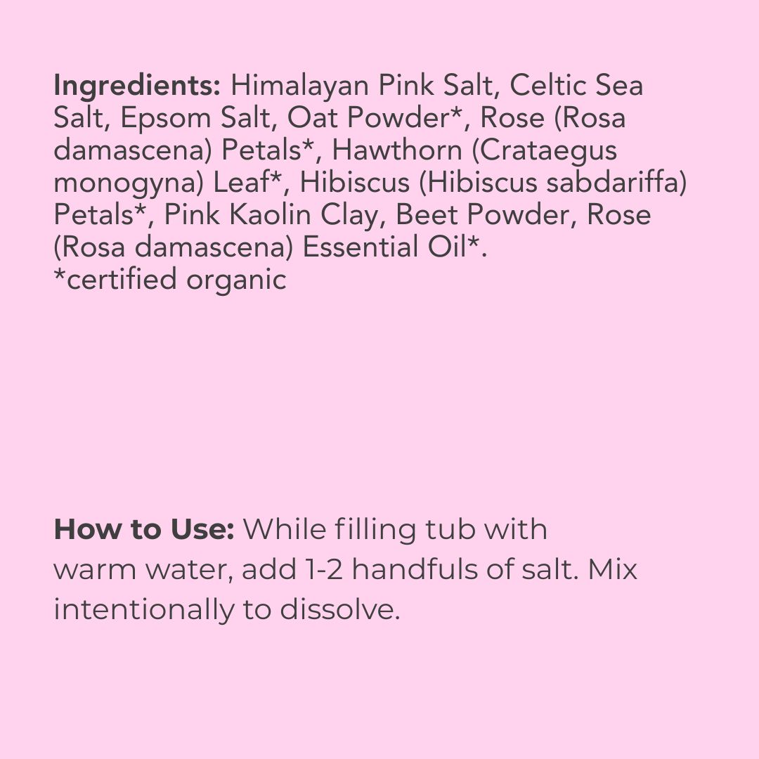 Faery Rosy | Bath Soak for Self Love and Energetic Cleansing