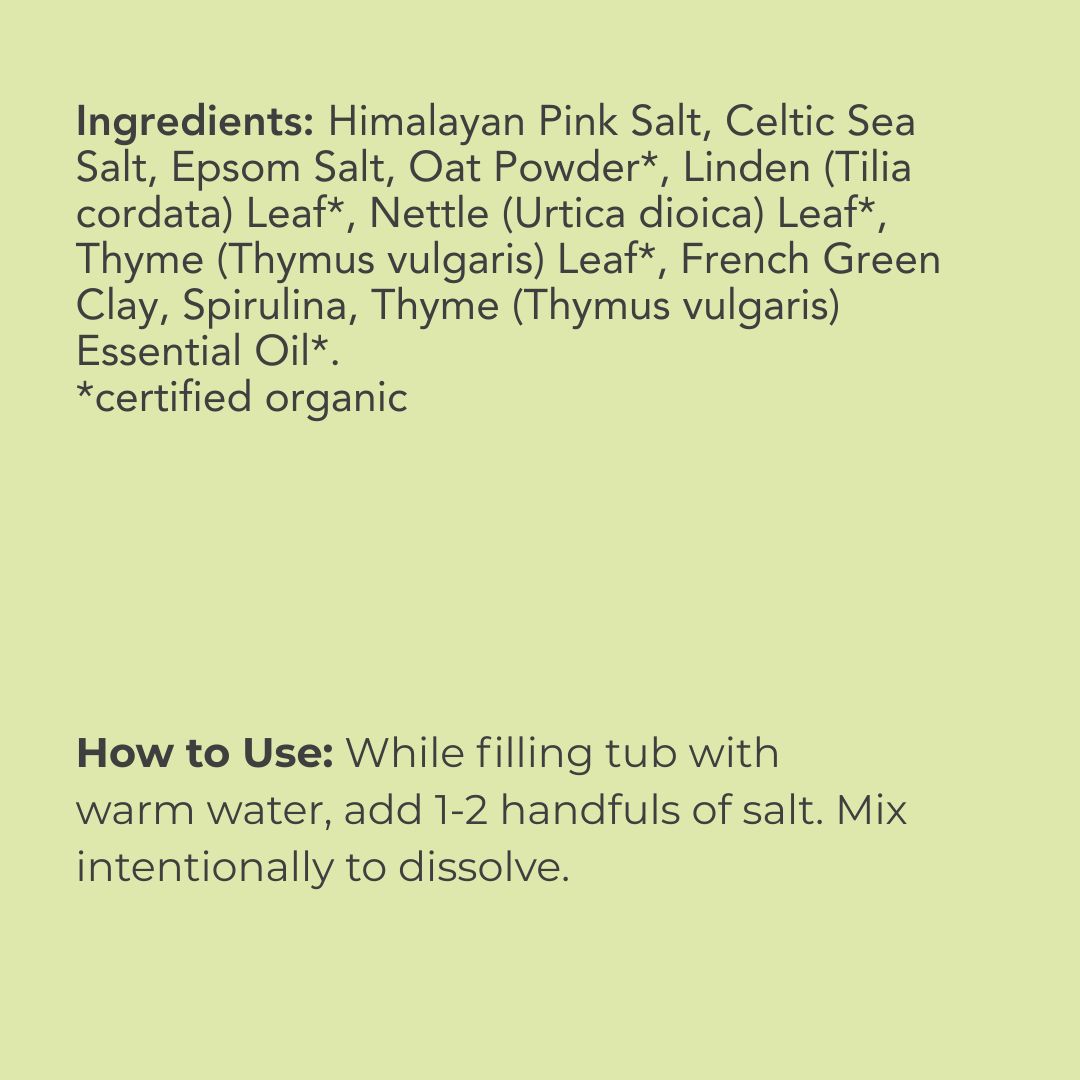 Faery Tender | Bath Soak for Minor Aches and Energetic Cleansing