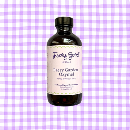 Faery Garden Oxymel | Digestive Tonic for Tranquility and Heart Tending