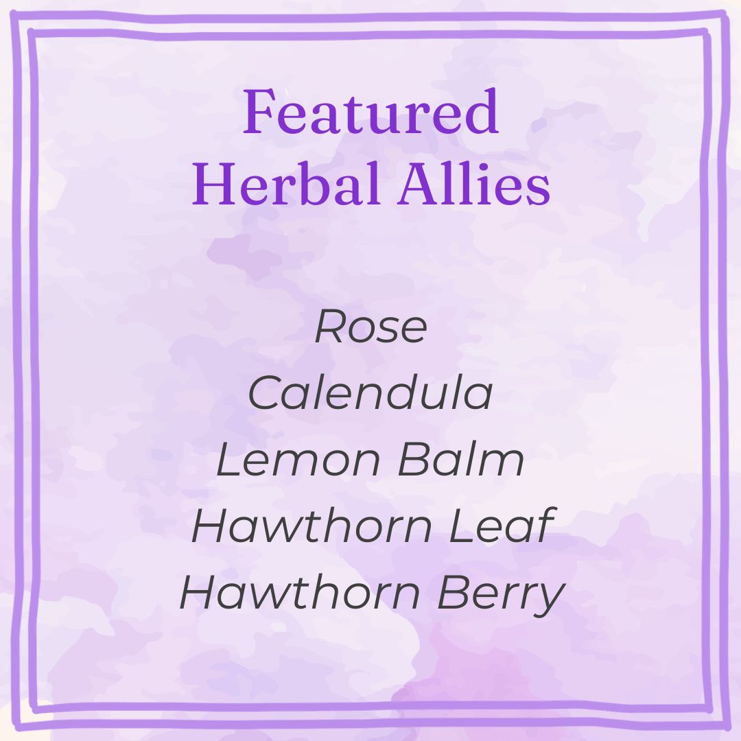 Faery Garden Oxymel | Digestive Tonic for Tranquility and Heart Tending