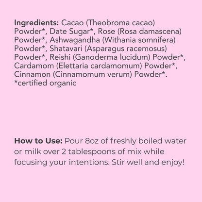Faery Joyful | Herbal Hot Cocoa Mix for Inner Peace and Heart Opening