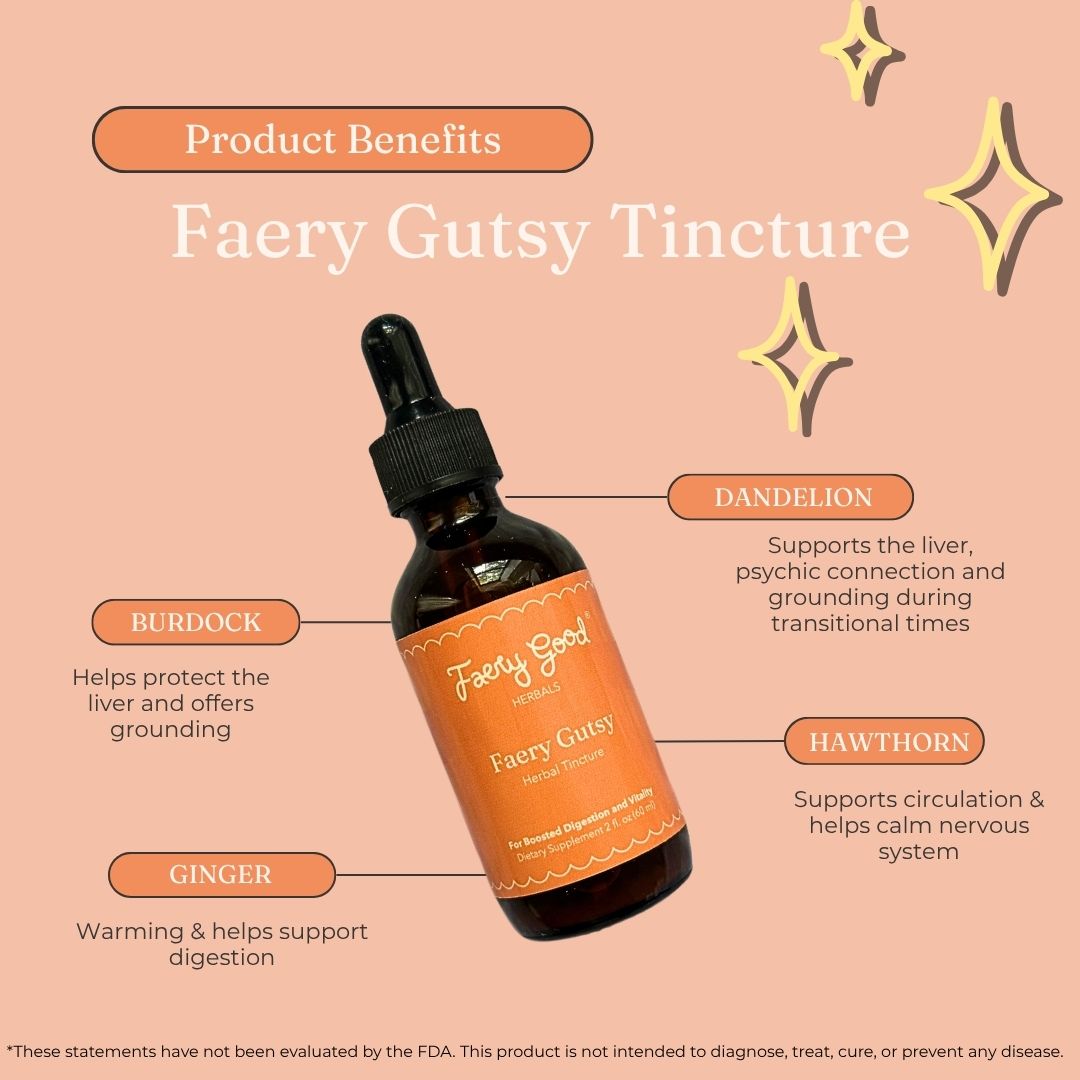 Faery Gutsy | Tincture for Digestive Support & Vitality