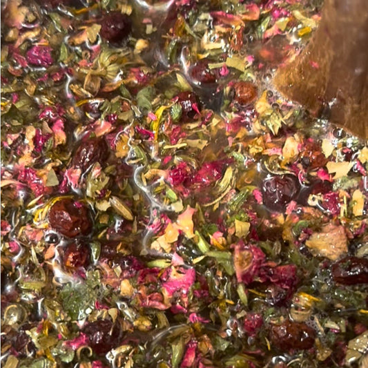 Faery Garden Oxymel | Digestive Tonic for Tranquility and Heart Tending