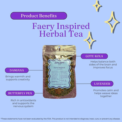 Faery Inspired | Herbal Tea for Stimulating and Honoring Creativity
