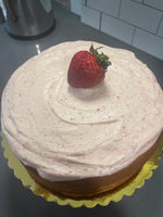 Strawberry & Chamomile Cake